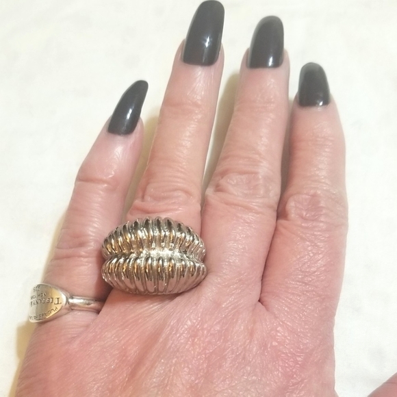 Vintage Jewelry - 1970S CHUNKY Silver Statement Ring